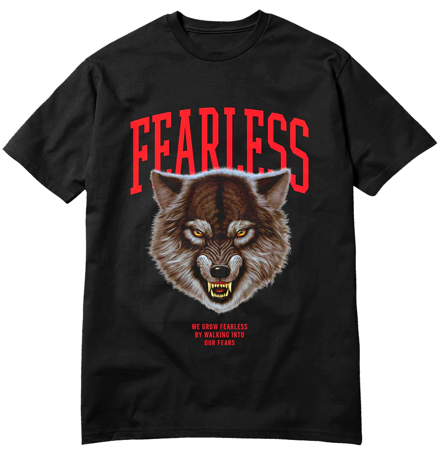 Fearless T-Shirt Black