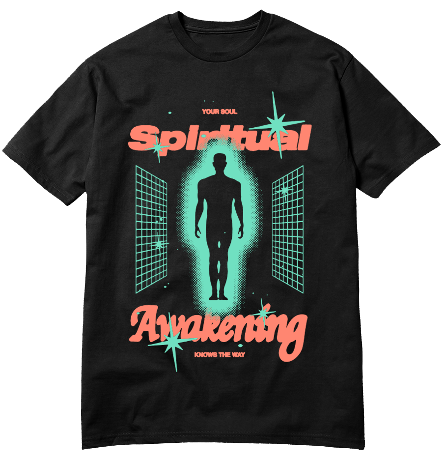 Spiritual Awakening T-Shirt Black